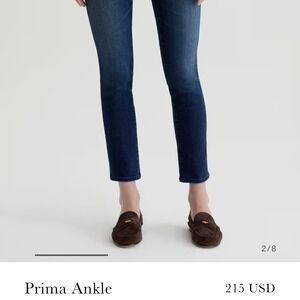 AG Adriano Goldschmied Women's Boyfriend Jeans - Dark Blue